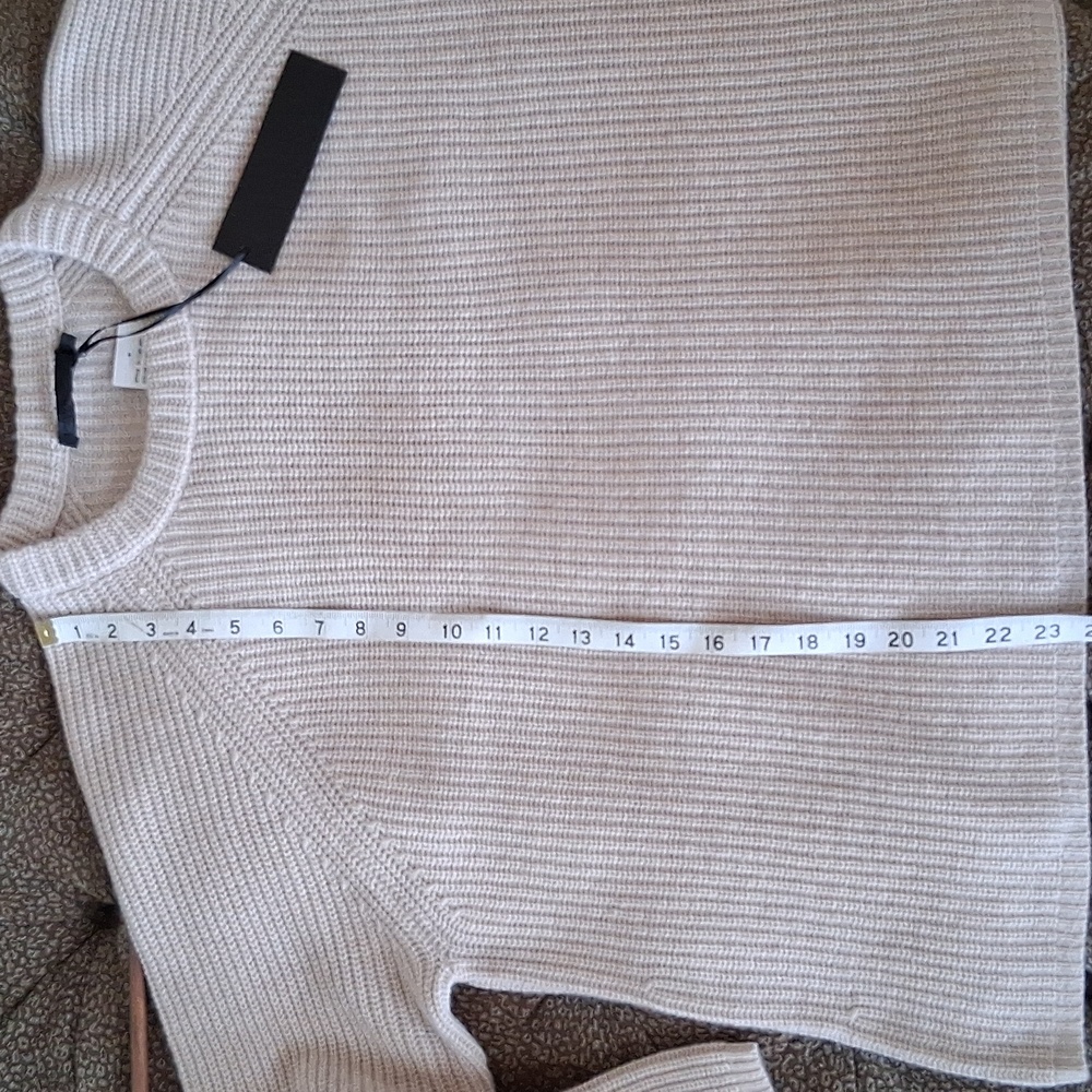 NWT Jenni Kayne Cashmere Fisherman Knit Sweater - Picture 10 of 10